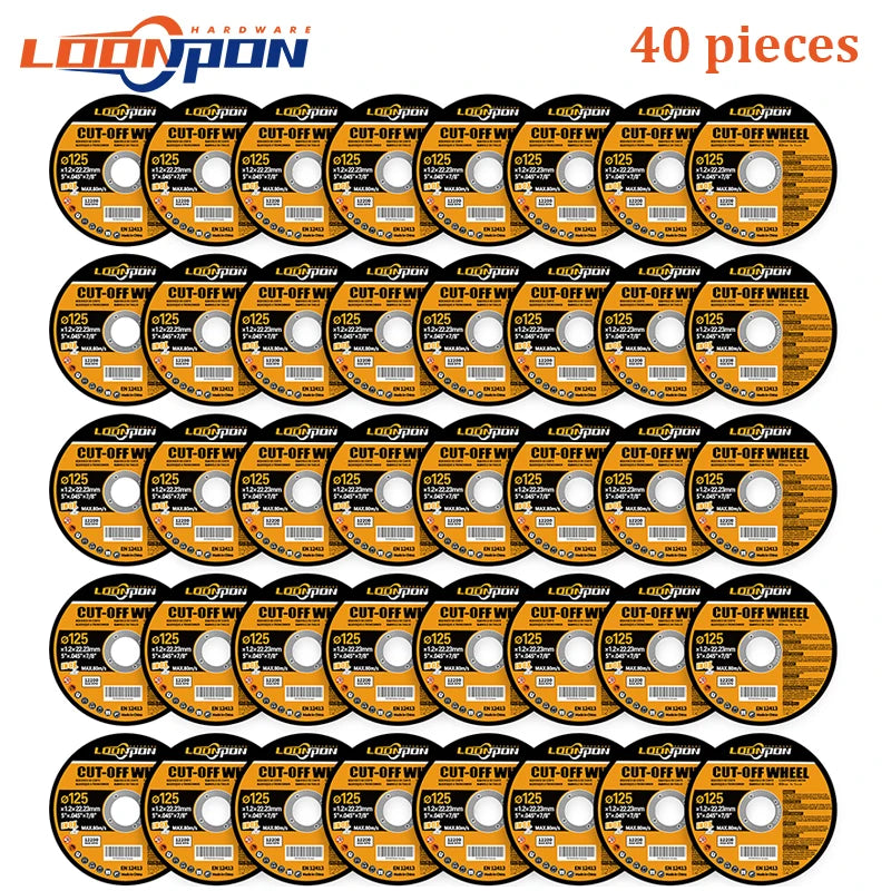 125Mm Cutting Disc Metal Cut off Wheel Angle Grinder Disc Slice Fiber Reinforced Grinding Blade Cutter for Metal Iron 5-50Pcs