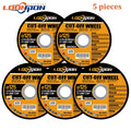 125Mm Cutting Disc Metal Cut off Wheel Angle Grinder Disc Slice Fiber Reinforced Grinding Blade Cutter for Metal Iron 5-50Pcs